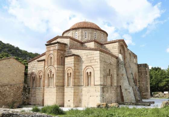 Византийский монастырь Дафни в Афинах. 
